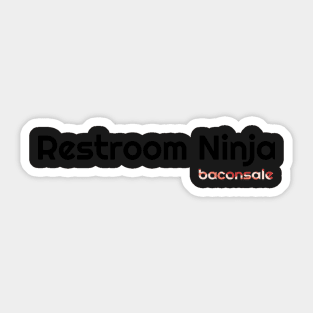 Restroom Ninja Sticker